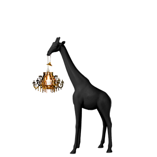 Qeeboo Table Lamp Giraffe in Love XS Black 100 cm