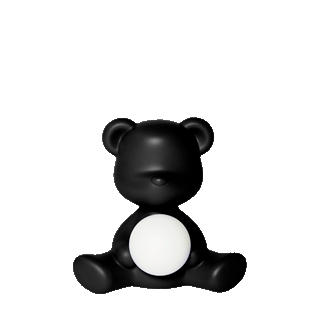 Qeeboo Black Teddy Girl Table Lamp