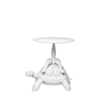 Qeeboo Tavolino da Caffè Turtle Carry Bianco