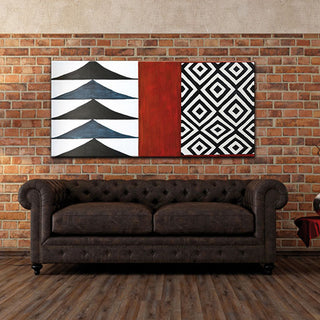 Agave Hand Painted Kilim Picture 150x70 cm