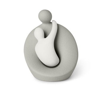 Lineasette Two-tone Maternity Sculpture in Stoneware H17 cm
