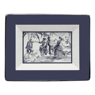 Baci Milano Bandeja Rectangular Pocket Versailles 19,5x15,5 cm de Porcelana