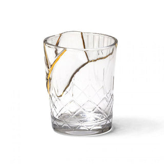 Seletti Bicchiere Acqua Kintsugi in Vetro H10 D8,2 cm