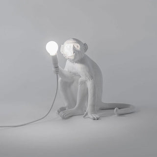 Seletti Monkey Lámpara sentada Resina Al. 32 cm