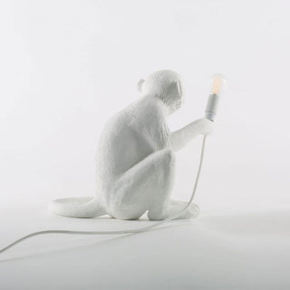 Seletti Lampada Monkey Seduta Resina H32 cm