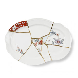 Seletti Kintsugi Porcelain Tray 42.5 cm