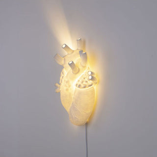 Seletti Applique Heart Lamp in Porcellana H32 cm