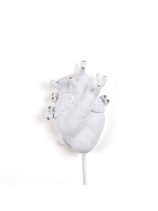 Seletti Aplique Corazón Lámpara de Porcelana Al. 32 cm