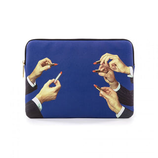 Seletti Lipstick Laptop Case 34,5x25x2 cm Blue