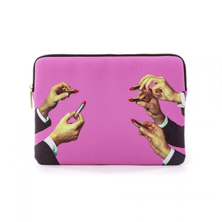 Seletti Lipstick Laptop Case 34,5x25x2 cm Pink