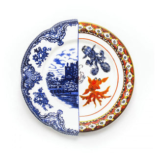 Seletti Hybrid Isaura Dinner Plate in Porcelain D27.5 cm