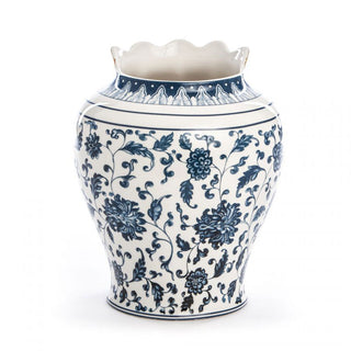 Seletti Vaso Hybrid Melania in Porcellana Bone China H26 cm
