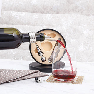 4-piece gift box. Wine tasting accessories