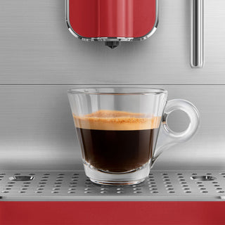 Smeg Automatic Red Coffee Machine BCC02RDMEU