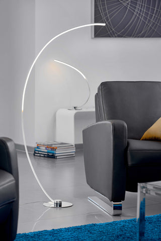 Sompex curved table lamp