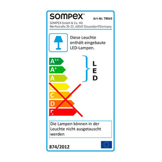 Sompex candice led wall lamp 1.64 Mt