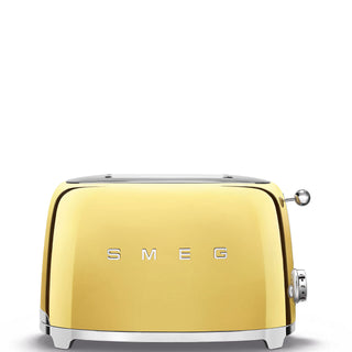 Smeg Toaster 2 slices Gold 50s TSF01GOEU