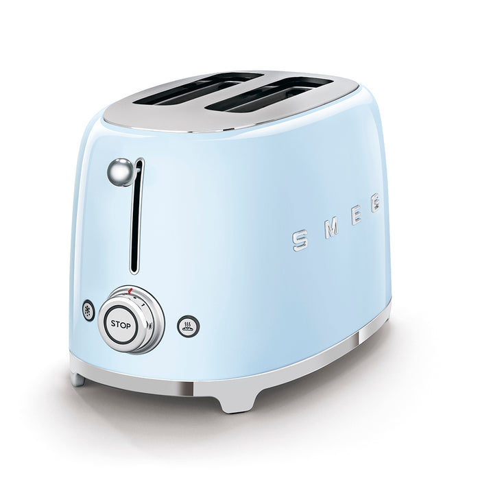 Smeg Toaster 2 Slices Light Blue 50's TSF01PBEU