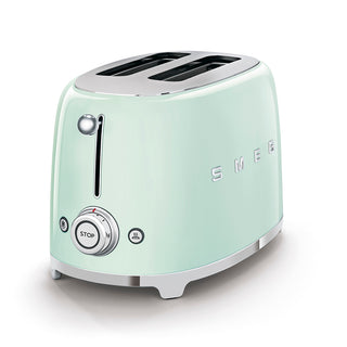 Smeg Toaster 2 Slices Green 50's TSF01PGEU