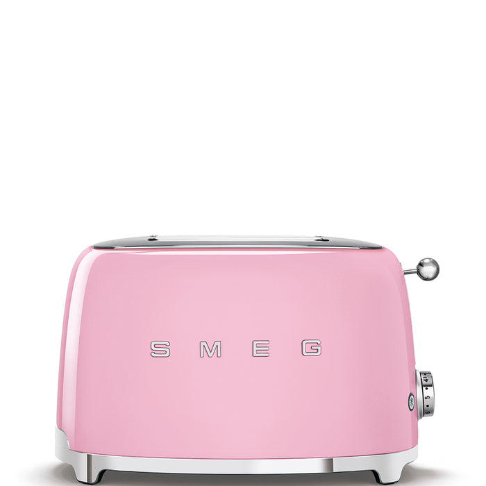 Smeg Toaster 2 Slices Pink 50's TSF01PKEU