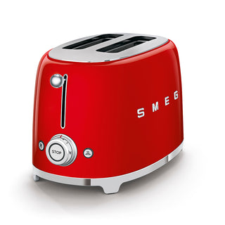 Smeg Toaster 2 Slices Red 50's TSF01RDEU