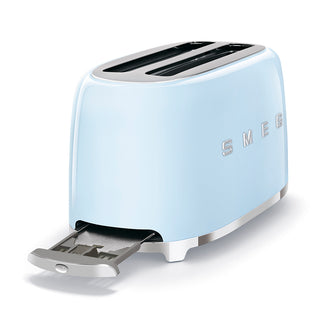 Smeg 4 Slice Toaster Light Blue 50s Style TSF02PBEU