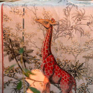 Tessitura Toscana Strofinaccio Savana Giraffa 50x70 cm