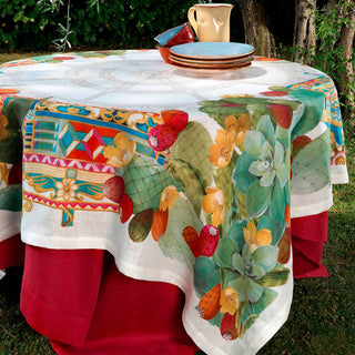 Tessitura Toscana Telerie Tablecloth Mediterranean 160x230 cm