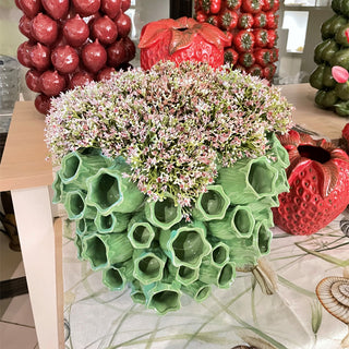 EDG Enzo De Gasperi Coral Chakra Vase H28 cm