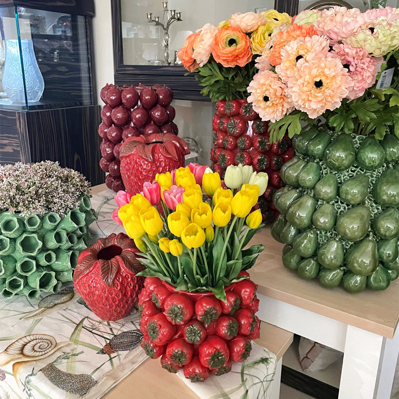 Fallen Fruits Esschert Design, Vaso per Fiori in Zinco Anticato, Forma Ovale Lun Fallen Fruits Esschert Design, Vaso per Fiori in Zinco Anticato, Forma Ovale Lun