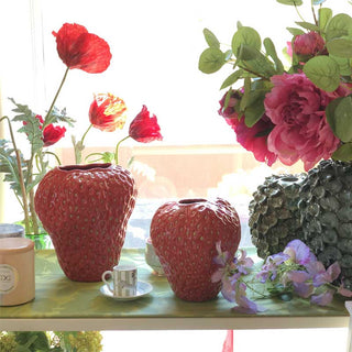 EDG Enzo De Gasperi Strawberry Chakra Vase H26 cm