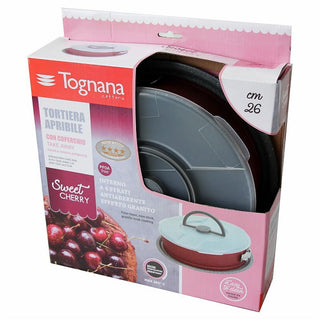 Tognana Openable Tortiera with freshness-saving lid 26 cm