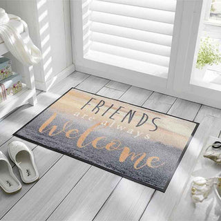 Wash + Dry Welcome Friends rug 50x75 cm