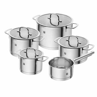 Zwilling True Flow Cookware Set 9 pcs Stainless Steel
