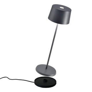 Zafferano Olivia Pro Dark Gray Table Lamp