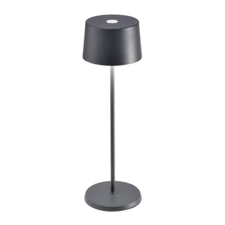 Zafferano Olivia Pro Dark Gray Table Lamp