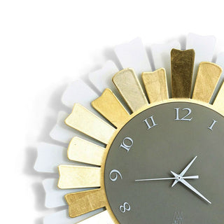 Reloj Arti e Mestieri Lux Pan de oro blanco D48 cm