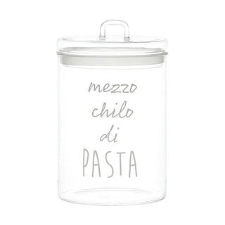 Simple Day Jar Half a kilo of pasta in glass 12x20 cm