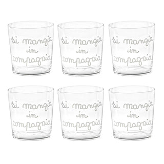 Simple Day Set 6 Water Glasses You Eat in Company 35.5 cl