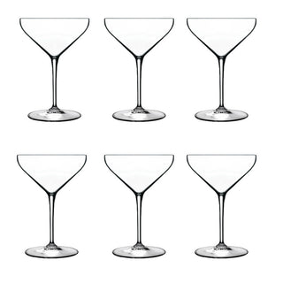 Luigi Bormioli Set of 6 Atelier Sonhyx Cocktail Glasses 300 ml