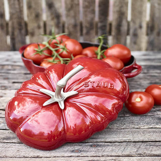 Staub Cocotte Pomodoro 25 cm Rosso Ciliegia