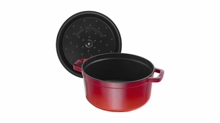 Staub Cocotte tonda 30 cm Rosso ciliegia