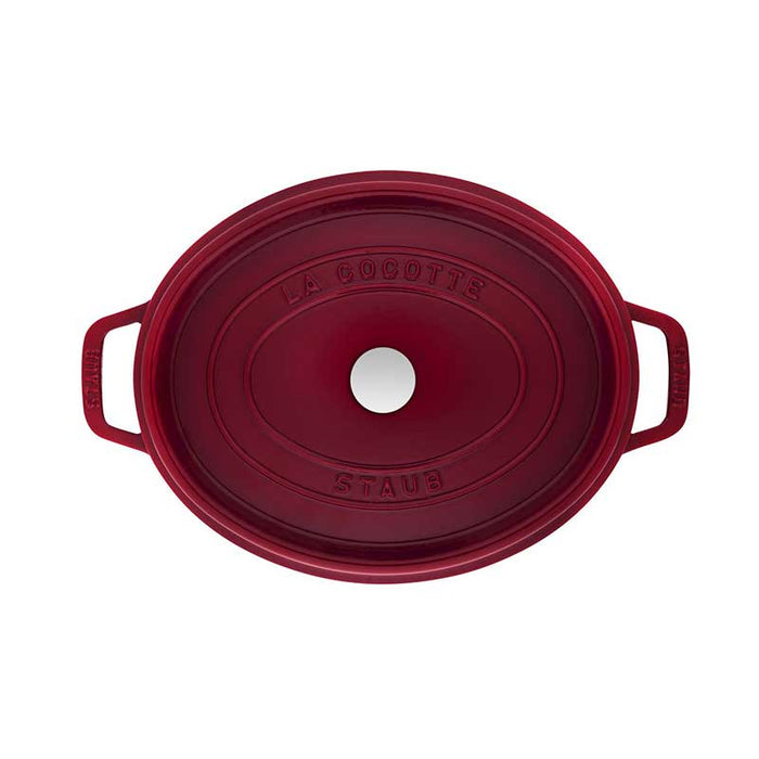 Staub Cocotte Ovale in Ghisa Bordeaux 33 cm