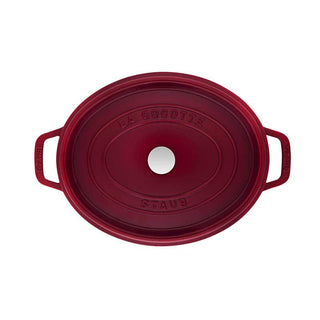 Staub Cocotte in Ghisa Ovale Bordeaux 37 cm