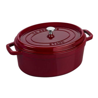 Staub Cocotte in Ghisa Ovale Bordeaux 37 cm
