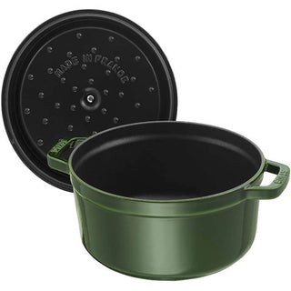 Staub Cocotte tonda 24 cm Verde Basilico