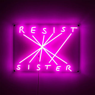 Seletti Decoración LED Resist Sister 52x38 cm
