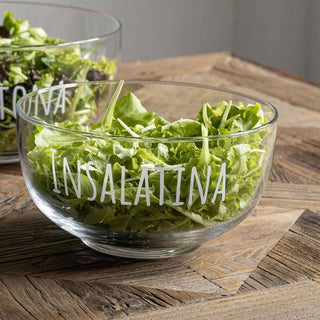 Simple Day Glass Salad Bowl D22 cm