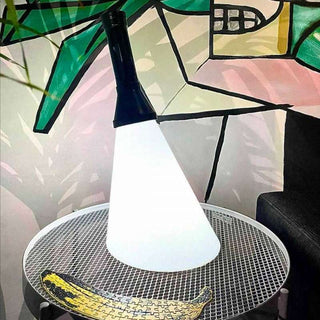 Qeeboo Table Lamp Flash Black 48 cm