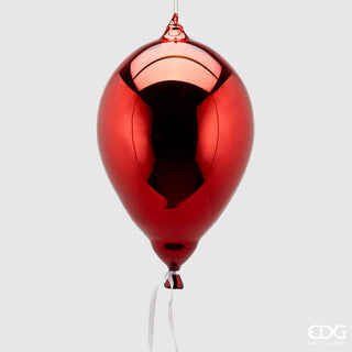 EDG Enzo De Gasperi Globo decorativo de cristal Al. 32 cm Rojo